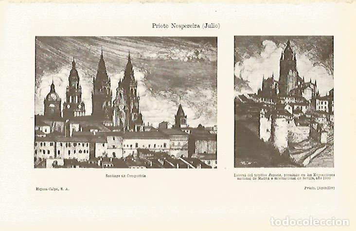 Otros art&iacute;culos de coleccionismo en papel: LAMINA ESPASA 26146: Santiago de Compostela por J. Prieto Nespereira - Varios