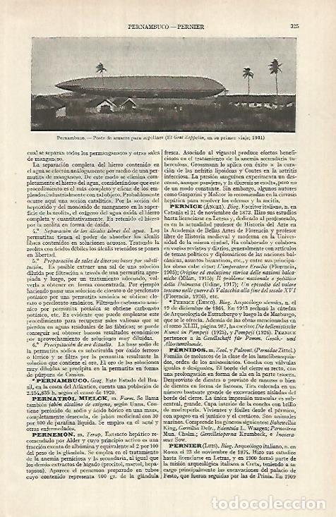 Otros art&iacute;culos de coleccionismo en papel: LAMINA ESPASA 26107: El Gran Zeppeling en 1931 - Varios