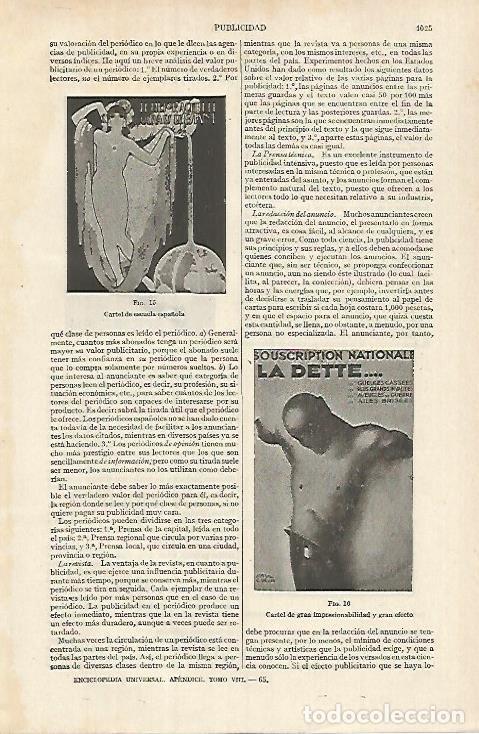 Otros art&iacute;culos de coleccionismo en papel: LAMINA ESPASA 26160: Carteles publicitarios - Varios