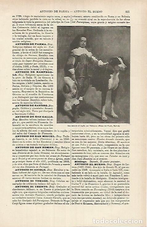 Otros art&iacute;culos de coleccionismo en papel: LAMINA ESPASA 26185: Don Antonio el Ingles por Velazquez - Varios