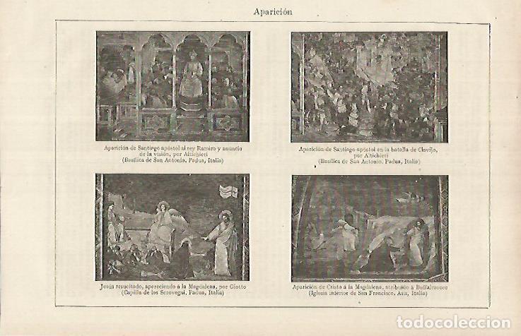 Otros art&iacute;culos de coleccionismo en papel: LAMINA ESPASA 26206: Aparicion por Altichieri Giotto y Buffalmacco - Varios