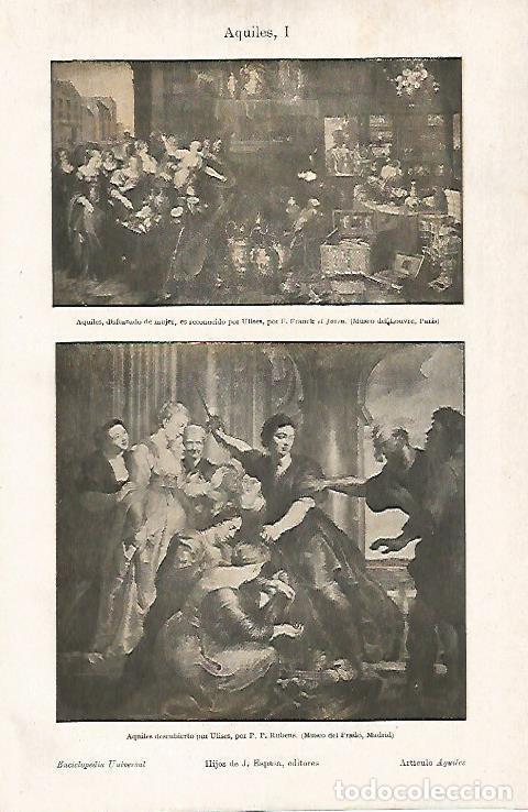 Otros art&iacute;culos de coleccionismo en papel: LAMINA ESPASA 26232: Auiles por F. Frank el Joven y Rubens - Varios