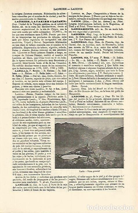 Otros art&iacute;culos de coleccionismo en papel: LAMINA ESPASA 26315: Vista de Ladis Austria - Varios