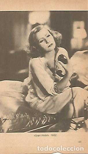 Otros art&iacute;culos de coleccionismo en papel: LAMINA 16017: Greta Garbo en Gran Hotel - Varios