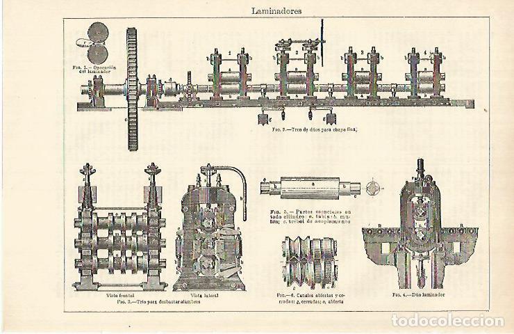 Otros art&iacute;culos de coleccionismo en papel: LAMINA ESPASA 26351: Laminadores - Varios