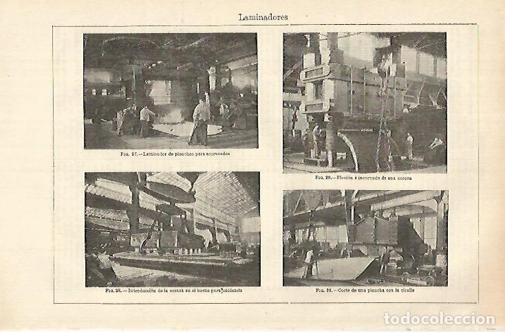 Otros art&iacute;culos de coleccionismo en papel: LAMINA ESPASA 26356: Laminador de planchas - Varios