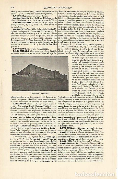 Otros art&iacute;culos de coleccionismo en papel: LAMINA ESPASA 26332: Castillo de Lagopesole - Varios