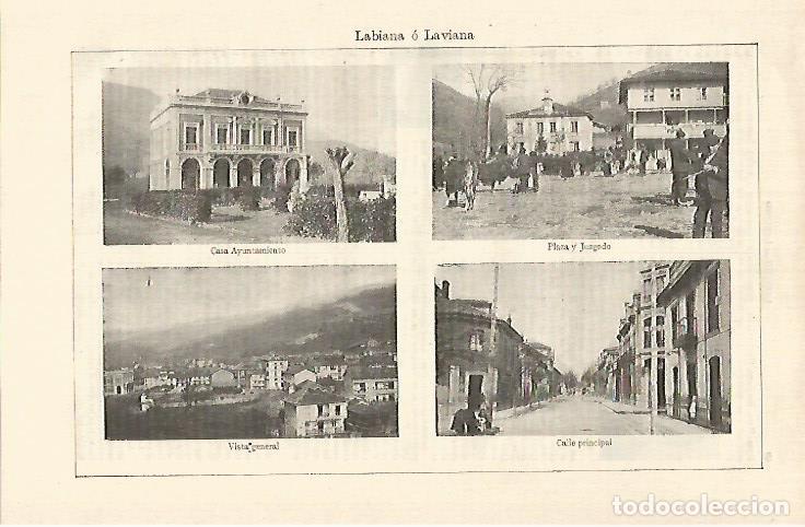 Otros art&iacute;culos de coleccionismo en papel: LAMINA ESPASA 26293: Vistas de Labiana - Varios