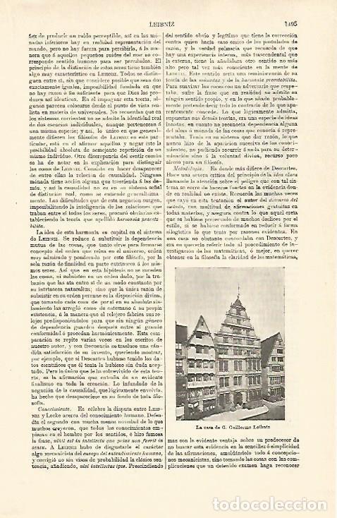 Otros art&iacute;culos de coleccionismo en papel: LAMINA ESPASA 26500: La casa de G. Leibniz - Varios