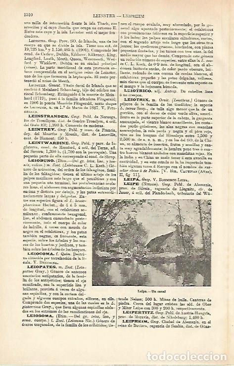 Otros art&iacute;culos de coleccionismo en papel: LAMINA ESPASA 26505: Canal de Leipe Alemania - Varios