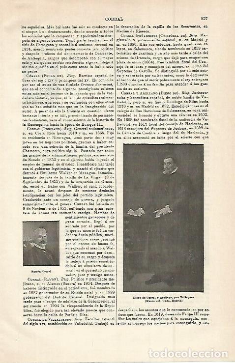 Otros art&iacute;culos de coleccionismo en papel: LAMINA ESPASA 15031: Diego de Corral y Arellano por Velazquez - Varios