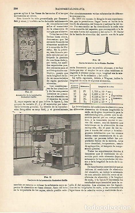 Otros art&iacute;culos de coleccionismo en papel: LAMINA ESPASA 15886: Radiometria - Varios