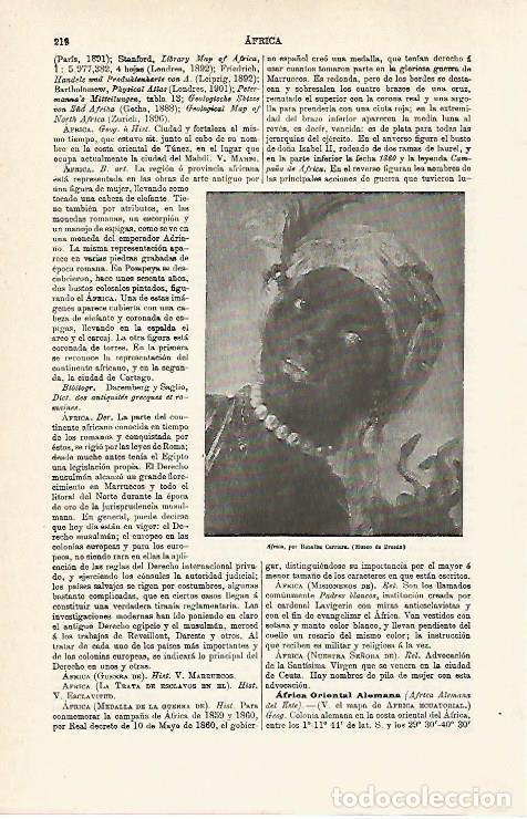 Otros art&iacute;culos de coleccionismo en papel: LAMINA ESPASA 15374: Africa por Rosalba Carriera - Varios