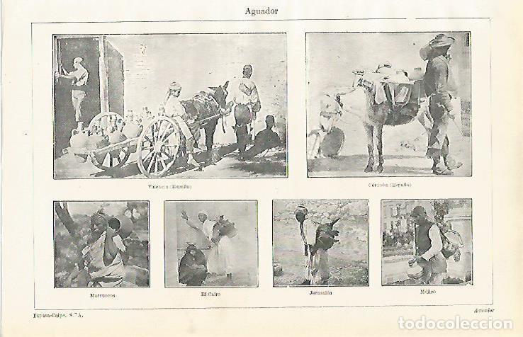 Otros art&iacute;culos de coleccionismo en papel: LAMINA ESPASA 15421: Aguador - Varios