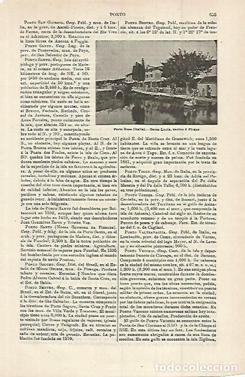 Otros art&iacute;culos de coleccionismo en papel: LAMINA ESPASA 15308: Porto Rose Italia - Varios