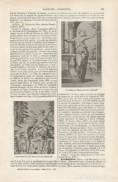 Otros art&iacute;culos de coleccionismo en papel: LAMINA ESPASA 15917: Los trepadores y Lucrecia por Raimondi - Varios