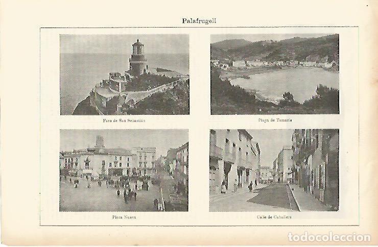 Otros art&iacute;culos de coleccionismo en papel: LAMINA ESPASA 1531: Vistas de Palafrugell Girona - Varios Autores