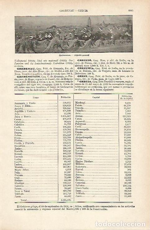 Otros art&iacute;culos de coleccionismo en papel: LAMINA ESPASA Alemania 16183: Vista de Grebenstein Alemania - Varios