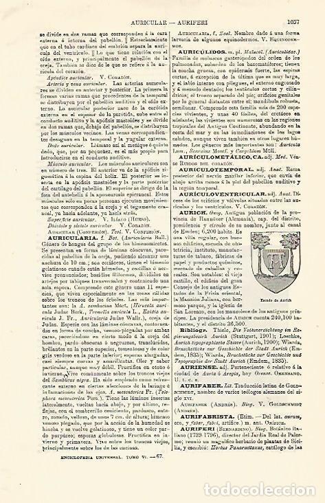 Otros art&iacute;culos de coleccionismo en papel: LAMINA ESPASA Alemania 12993: Escudo de Aurich Alemania - Varios