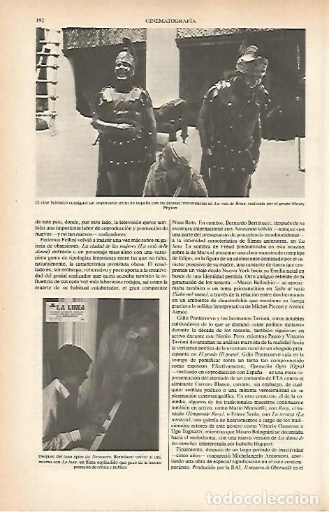 Otros art&iacute;culos de coleccionismo en papel: LAMINA ESPASA 26590: Escena de La vida de Brian y de Novecento - Varios
