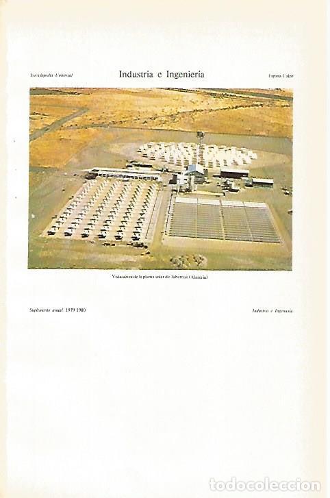 Otros art&iacute;culos de coleccionismo en papel: LAMINA ESPASA 26681: Planta solar de Tabernas Almeria - Varios