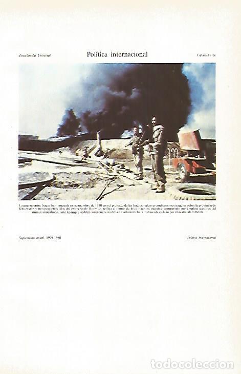 Otros art&iacute;culos de coleccionismo en papel: LAMINA ESPASA 26697: Guerra entre Irak e Iran - Varios