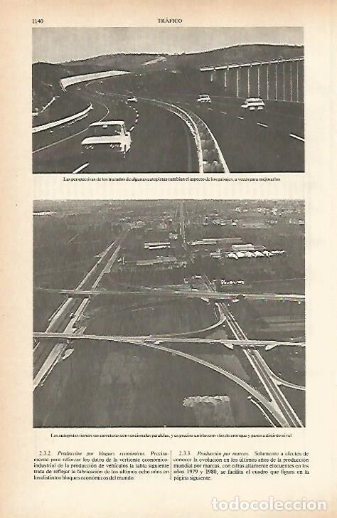 Otros art&iacute;culos de coleccionismo en papel: LAMINA ESPASA 26710: Vista de autopistas - Varios
