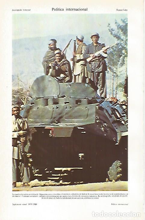 Otros art&iacute;culos de coleccionismo en papel: LAMINA ESPASA 26696: Invasion sovietica en Afganistan - Varios