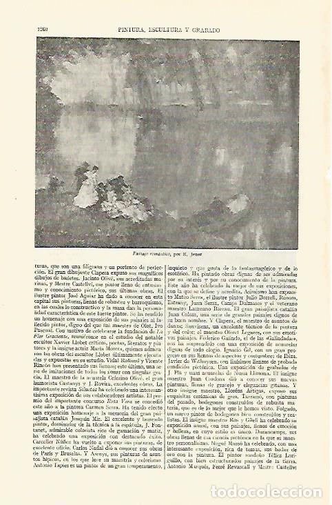Otros art&iacute;culos de coleccionismo en papel: LAMINA ESPASA 26848: Paisaje romantico por E. Jener - Varios