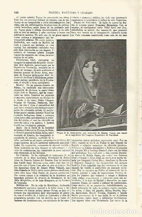 Otros art&iacute;culos de coleccionismo en papel: LAMINA ESPASA 26853: Virgen de la Anunciacion por Antonello de Mesina - Varios
