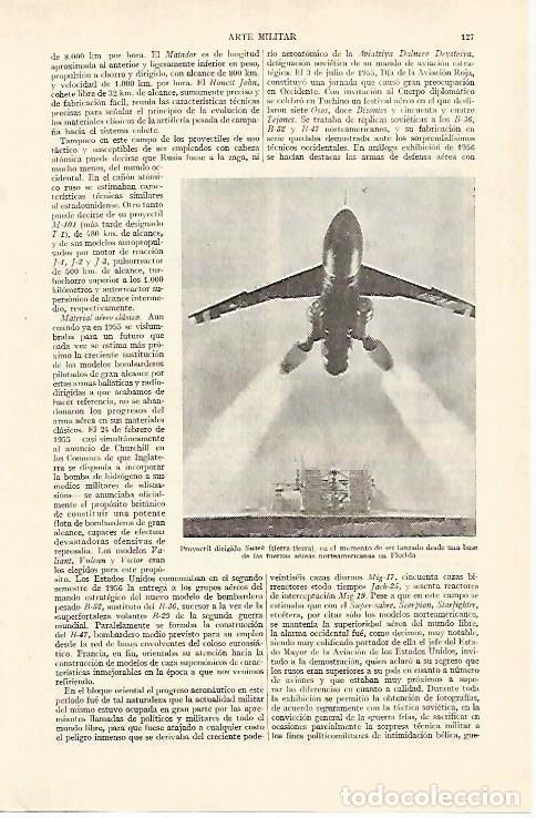 Otros art&iacute;culos de coleccionismo en papel: LAMINA ESPASA 26907: Proyectil dirigido Snark - Varios