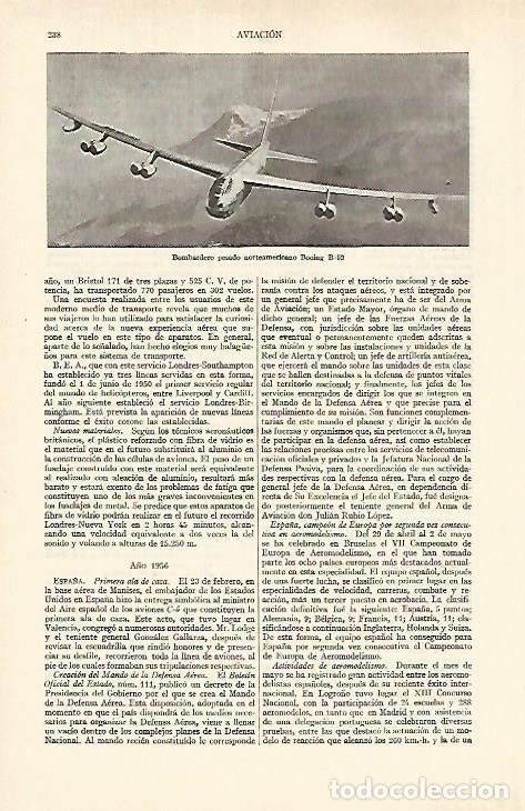 Otros art&iacute;culos de coleccionismo en papel: LAMINA ESPASA 26921: Bombardero pesado Boeing B-52 - Varios