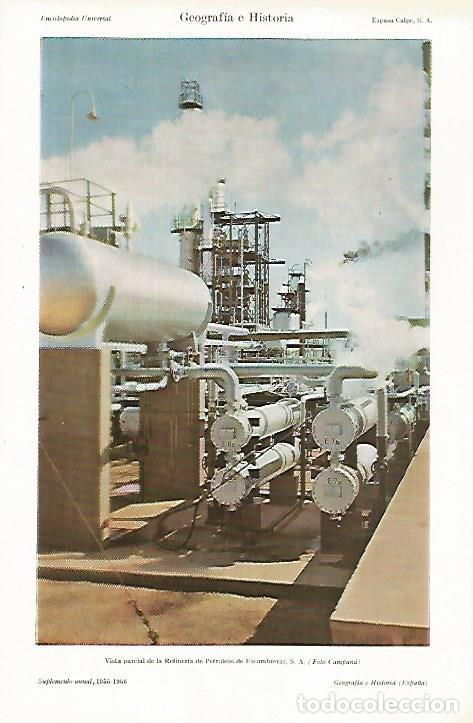 Otros art&iacute;culos de coleccionismo en papel: LAMINA ESPASA 26976: Refineria de Petroleos de Escombreras SA - Varios