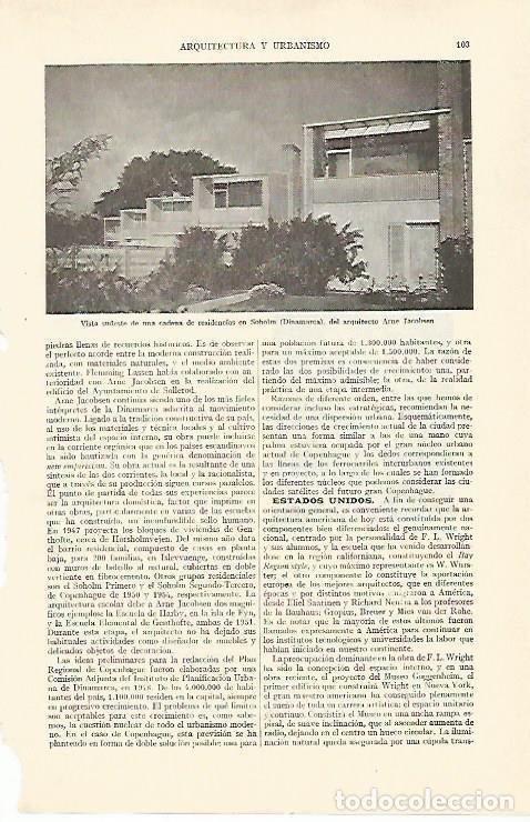 Otros art&iacute;culos de coleccionismo en papel: LAMINA ESPASA 26901: Residencias en Soholm Dinamarca - Varios