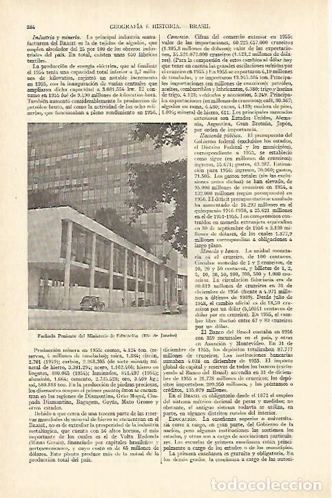 Otros art&iacute;culos de coleccionismo en papel: LAMINA ESPASA 26959: Ministerio de Educacion en Madrid - Varios