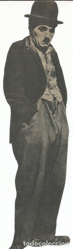 Otros art&iacute;culos de coleccionismo en papel: LAMINA 18841: Silueta de Charles Chaplin