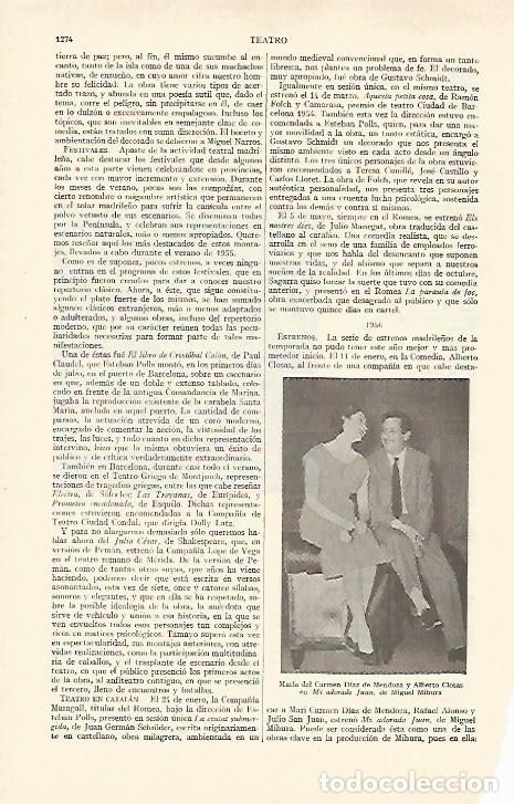 Otros art&iacute;culos de coleccionismo en papel: LAMINA ESPASA 27065: Alberto Closas en Mi adorado Juan - Varios