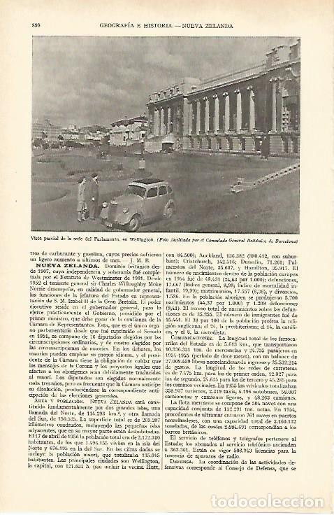 Otros art&iacute;culos de coleccionismo en papel: LAMINA ESPASA 27031: Parlamento de Wellington - Varios
