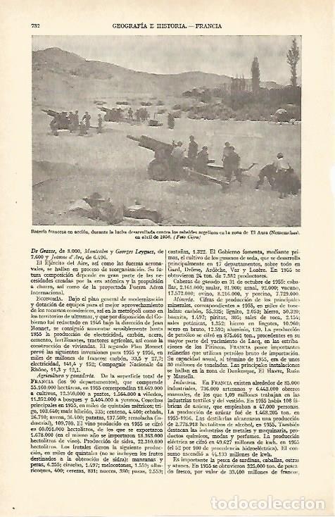 Otros art&iacute;culos de coleccionismo en papel: LAMINA ESPASA 26997: Ejercito de Francia en Argelia - Varios