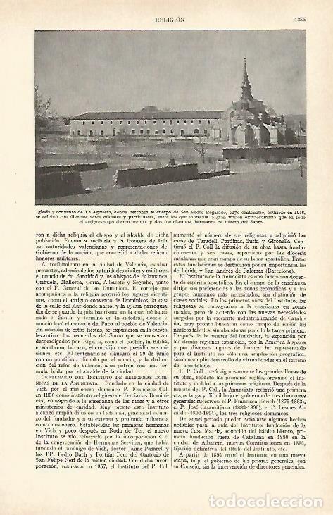 Otros art&iacute;culos de coleccionismo en papel: LAMINA ESPASA 27059: Convento de La Aguilera - Varios