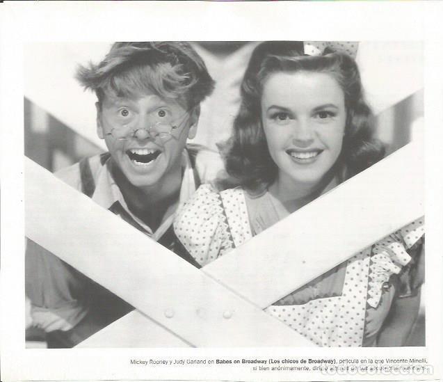 Otros art&iacute;culos de coleccionismo en papel: LAMINA 18817: Mickey Rooney y Judy Garland en Los chicos de Broadway