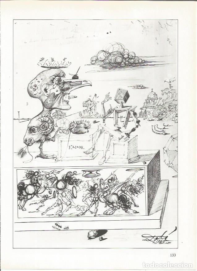 Otros art&iacute;culos de coleccionismo en papel: LAMINA 19319: Dibujo sin titulo, por Dali - Varios