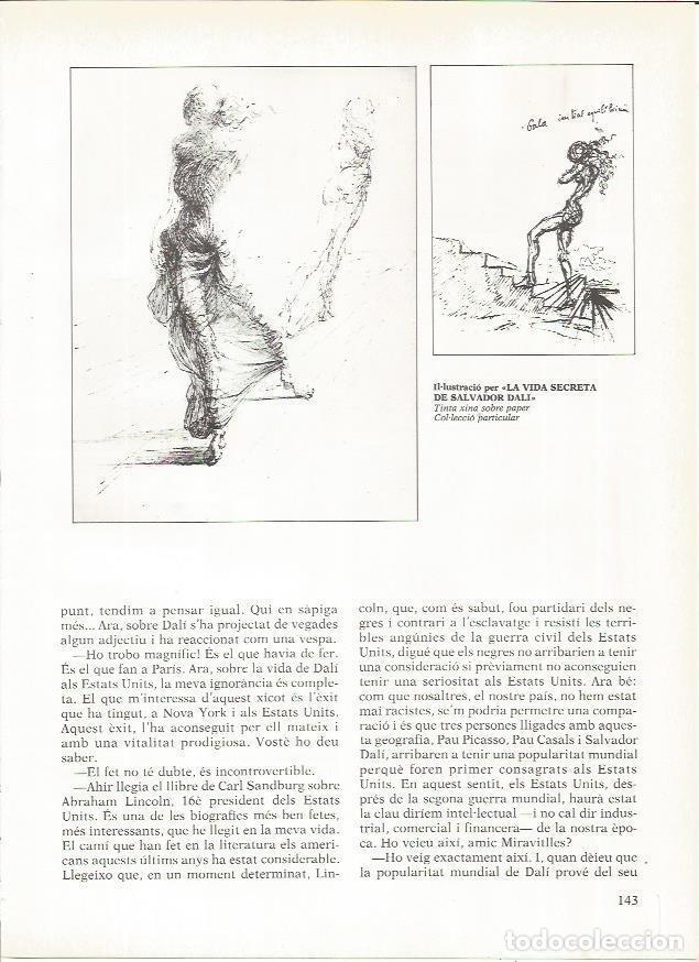Otros art&iacute;culos de coleccionismo en papel: LAMINA 19324: Ilustraciones de tinta china para La vida secreta de Salvador Dali - Varios