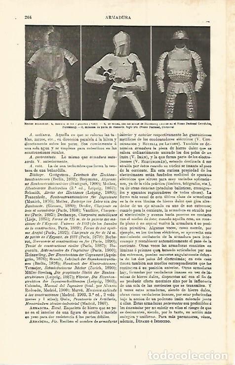 Otros art&iacute;culos de coleccionismo en papel: LAMINA ESPASA 12795: Medias armaduras - Varios