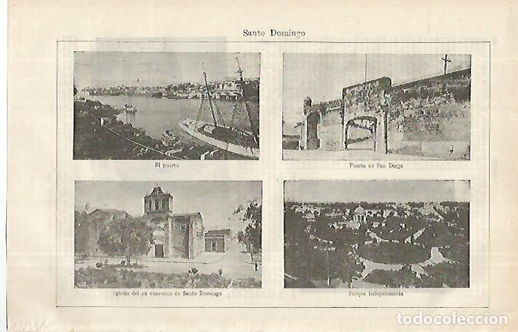 Otros art&iacute;culos de coleccionismo en papel: LAMINA ESPASA 12307: Lugares de Santo Domingo - Varios
