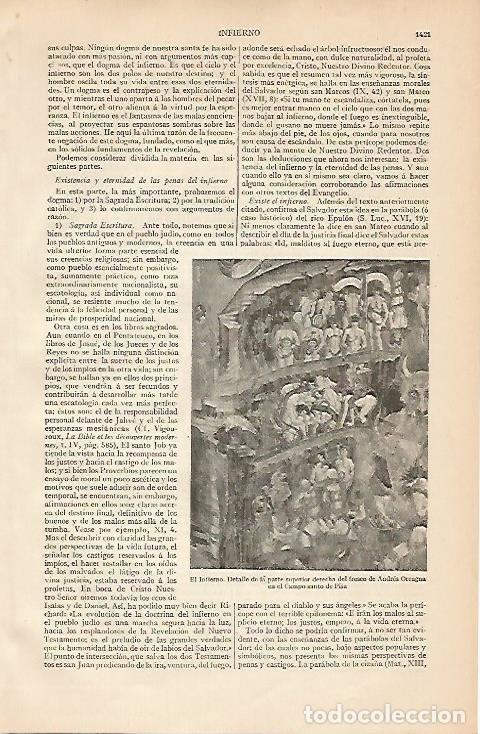 Otros art&iacute;culos de coleccionismo en papel: LAMINA ESPASA 4594: El Infierno de Andres Oreagna - Varios Autores