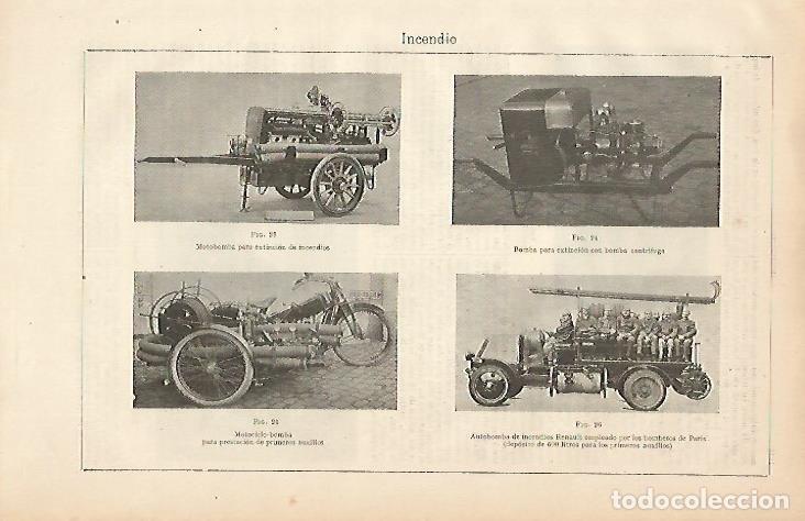 Otros art&iacute;culos de coleccionismo en papel: LAMINA ESPASA 4557: Bombas para incendios - Varios Autores