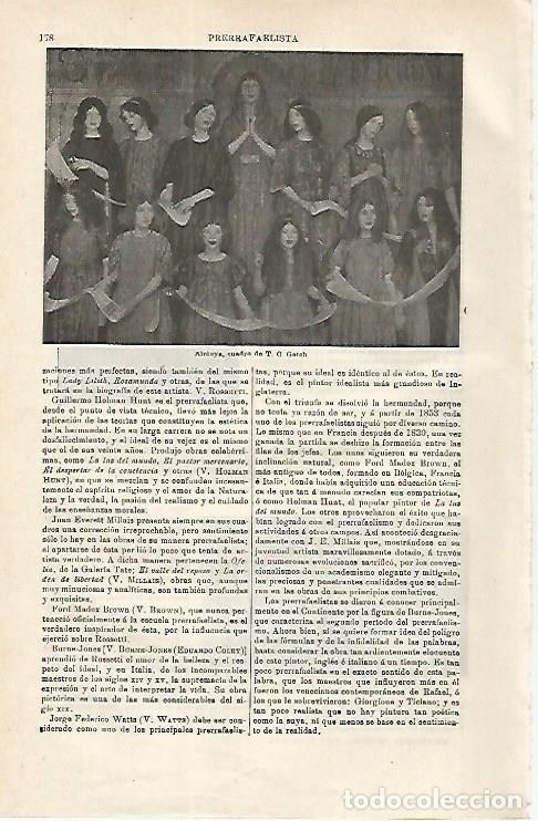 Otros art&iacute;culos de coleccionismo en papel: LAMINA ESPASA 16740: Aleluya por Gotch - Varios