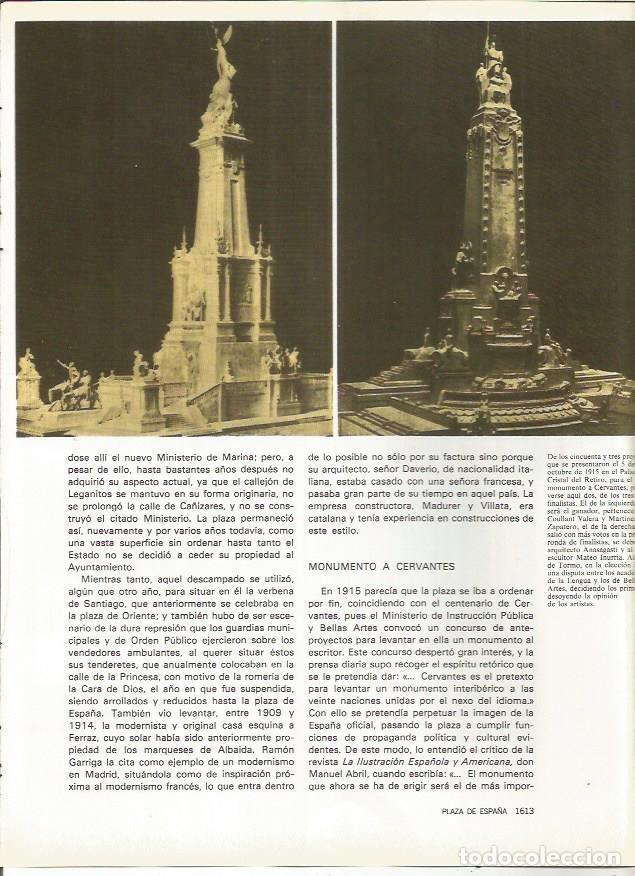 Otros art&iacute;culos de coleccionismo en papel: LAMINA 20330: Monumento a Cervantes - VVAA