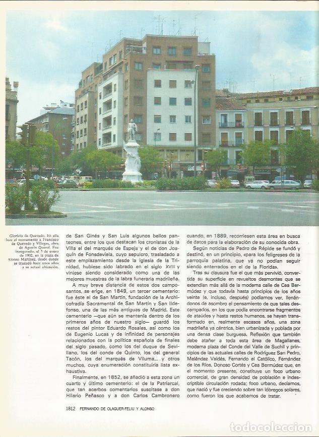 Otros art&iacute;culos de coleccionismo en papel: LAMINA 20387: Glorieta de Quevedo - VVAA